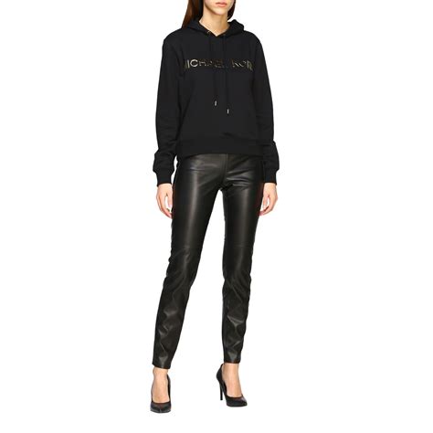 women's michael kors sweatpants|Michael Kors women's leather trousers.